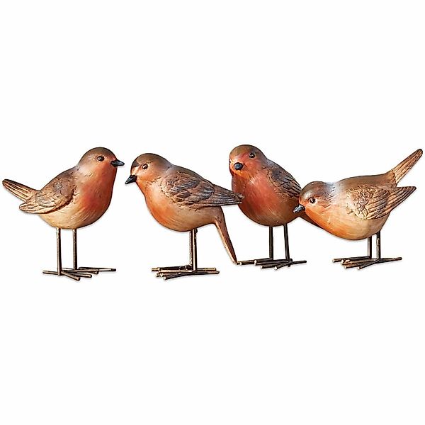 Mirabeau Dekofigur Vogel 4er Set Siblings günstig online kaufen