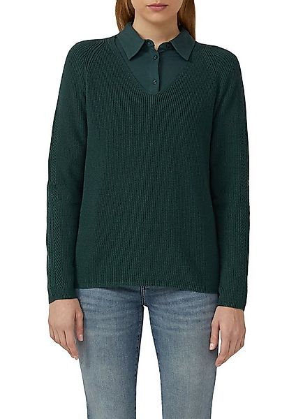 s.Oliver Strickpullover mit V-Ausschnitt günstig online kaufen