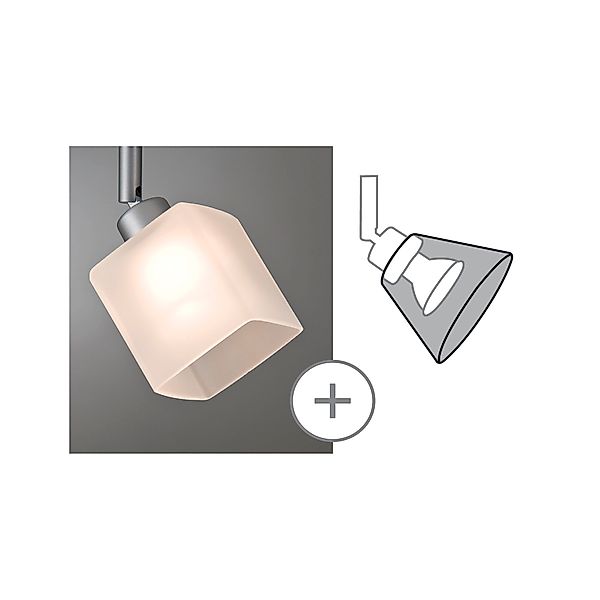 Paulmann "URail Schirm DecoSystems Quad 75mm Weiß" günstig online kaufen