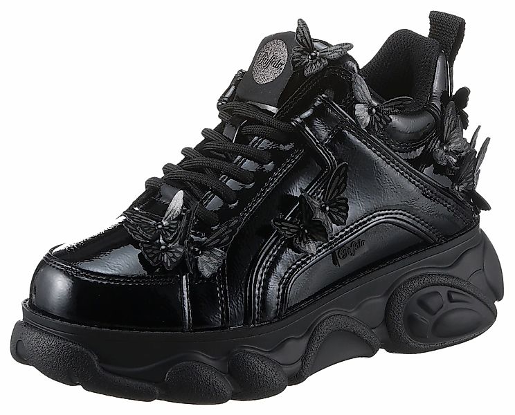 Buffalo CORIN BUTTERFLIES Plateausneaker, Freizeitschuh, Halbschuh, Schnürs günstig online kaufen