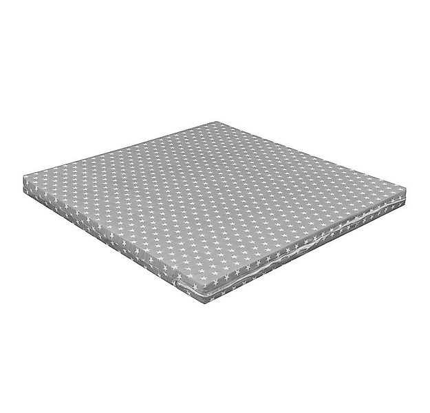 Laufgitter-Matratze Laufgittermatratze 100x100 Grey Stars, Baby-Delux, 6.00 günstig online kaufen