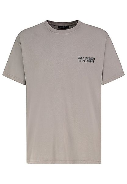 SUBLEVEL T-Shirt Moderne Passform mit modischem Druck Streetstyle Shirt günstig online kaufen