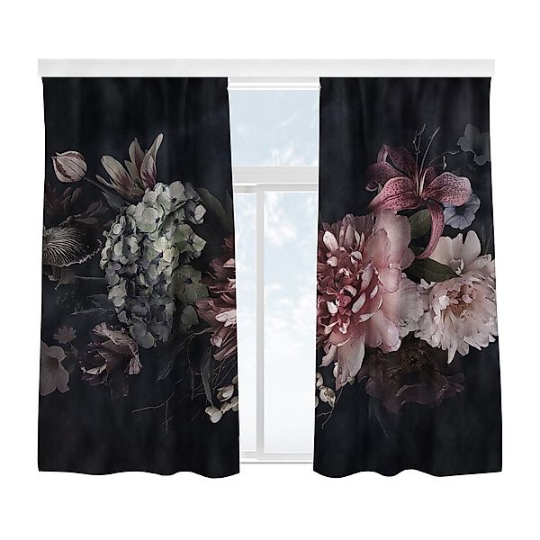 Bilderdepot24 Vorhang Gardine Natur Modern Blumen günstig online kaufen