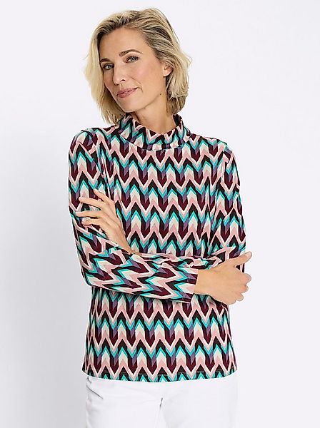 Sieh an! T-Shirt Rollkragen-Shirt Langarm günstig online kaufen