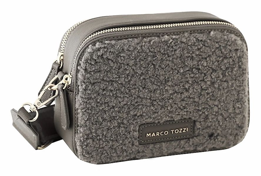 MARCO TOZZI Umhängetasche, Damen Kamerabag, Minibag im Teddy-Look günstig online kaufen
