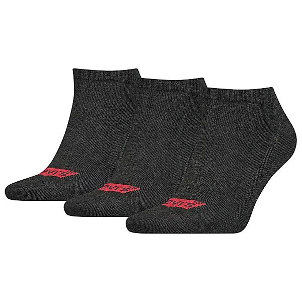 Levi´s ® Batwing Logo Low Socken 3 Paare EU 43-46 Anthracite Melange / Blac günstig online kaufen