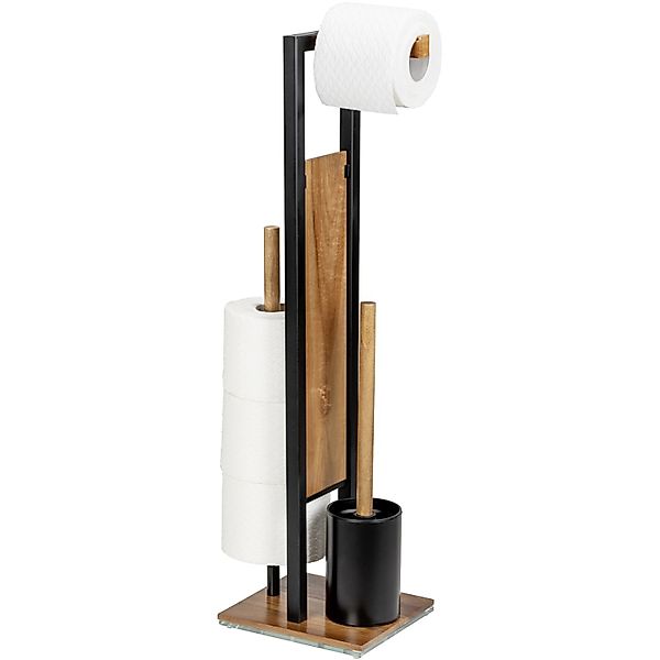 Wenko Stand mit WC-Garnitur Rivalta Akazie günstig online kaufen