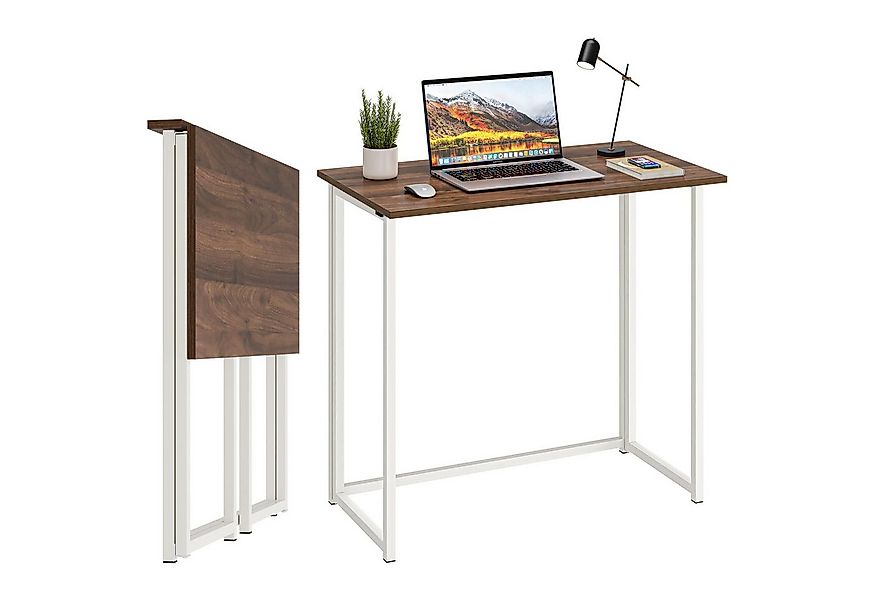 NAIMP Schreibtisch faltbar Computertisch Klapptisch Arbeitstisch Bürotisch günstig online kaufen