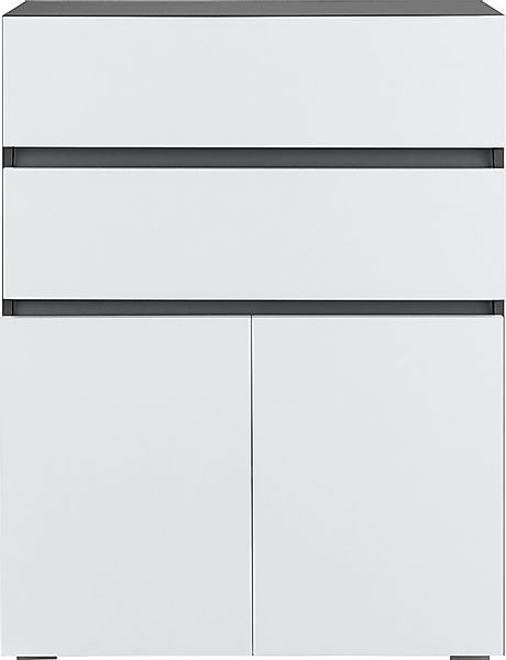 Home affaire Midischrank "Wisla", Höhe 98 cm, mit Türen & Schubkasten günstig online kaufen
