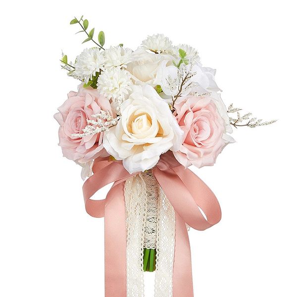 Kunstblumenstrauß Brautsträuße, künstliche Rosen, Handgefertigt, Romantisch günstig online kaufen