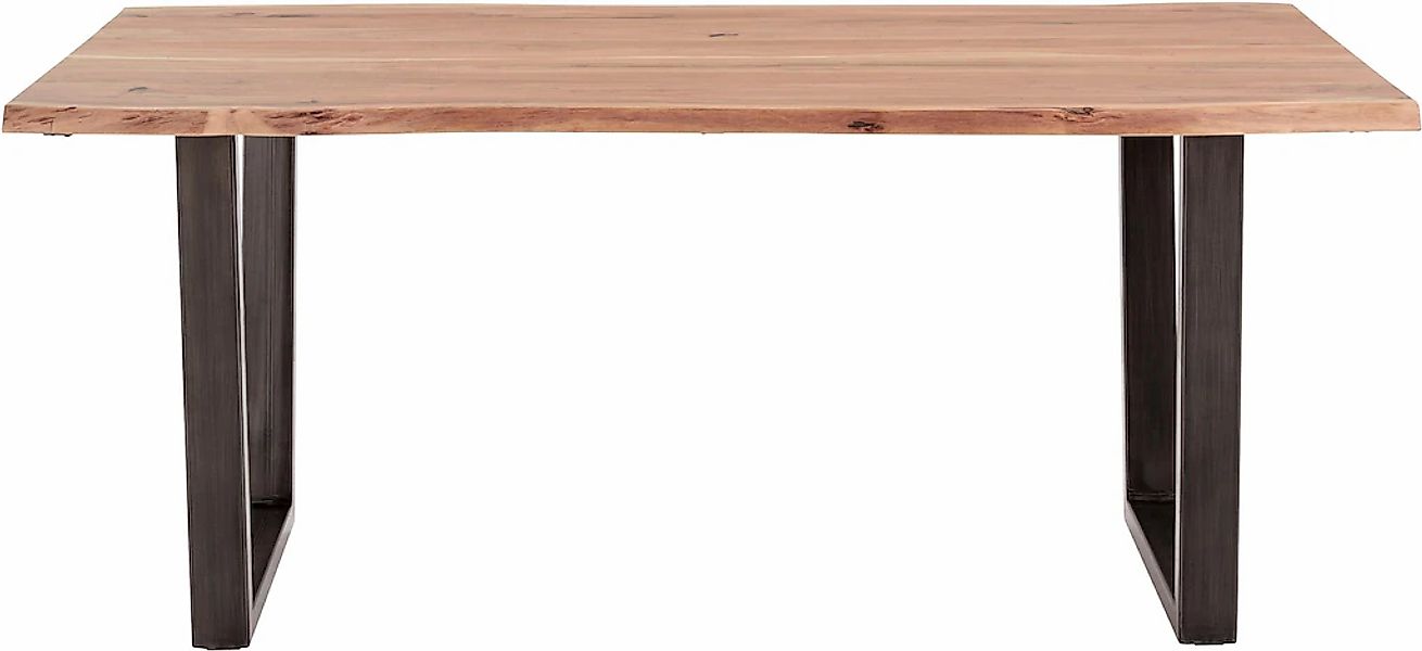 MCA living Esstisch "Calabria" Massivholz mit Baumkante günstig online kaufen