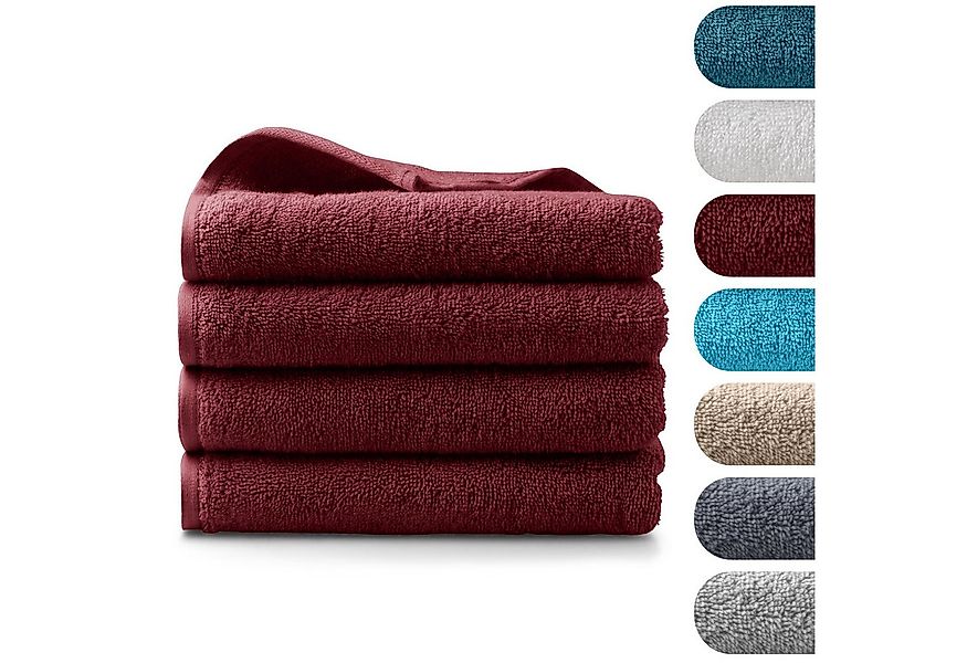 BARBONS Badetücher Duschtücher Set, Handtücher 4-tlg 70x140cm Badetuch, Han günstig online kaufen