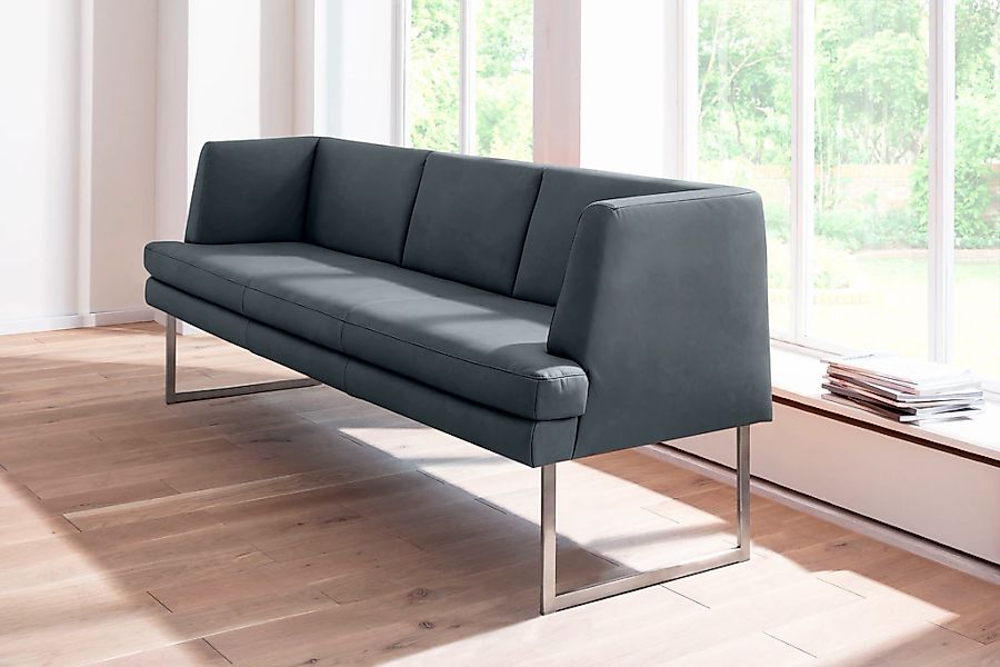 K+W Komfort & Wohnen Polsterbank »Cube«, Hammerkissenoptik, 2 Breiten, Hoch günstig online kaufen