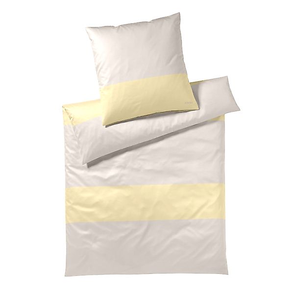 JOOP! Comfort Satin Bettwäsche Split 4118-3 Streifen natur 135x200 günstig online kaufen