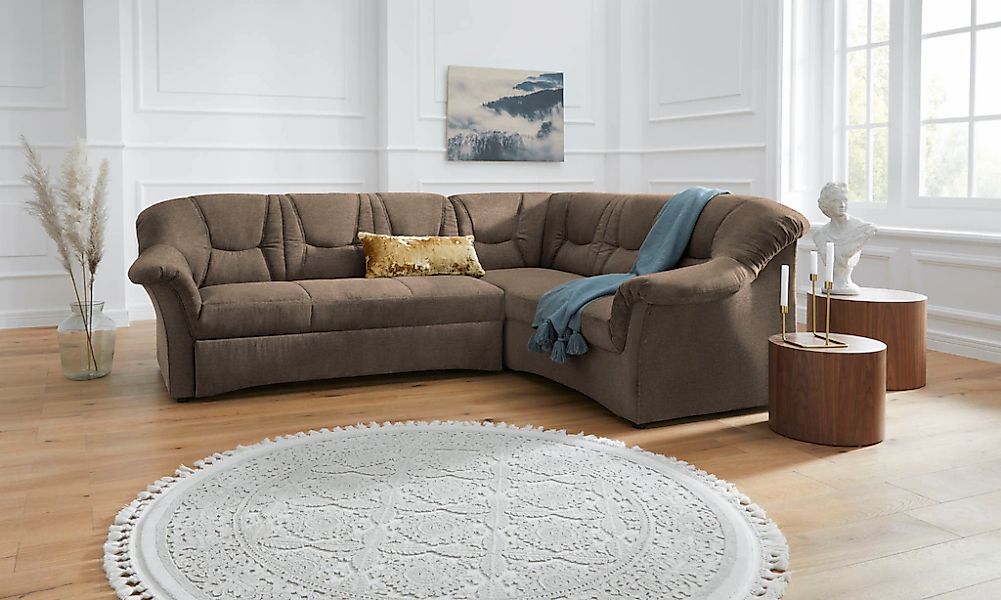 DOMO collection Ecksofa "Sarafina zeitlos und komfortabel, optional mit Fed günstig online kaufen