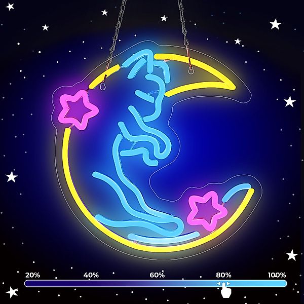 MUPOO Dekolicht LED Neon Schilder für günstig online kaufen