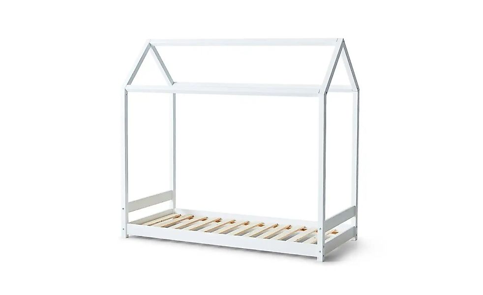 Hoppekids Motessori Hausbett   ¦ weiß ¦ Maße (cm): B: 76 H: 154 Betten > Be günstig online kaufen