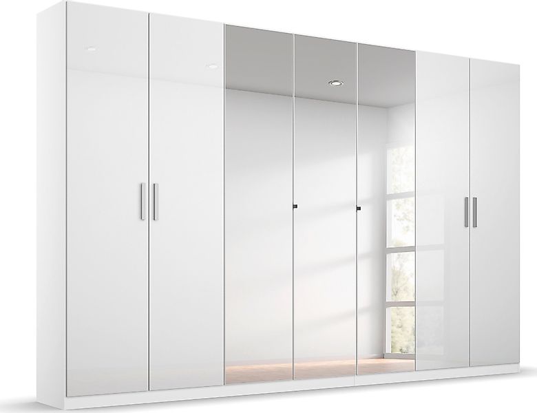 rauch Drehtürenschrank "Koluna", Hochglanzfront mit Spiegel, inkl. 2 Innens günstig online kaufen