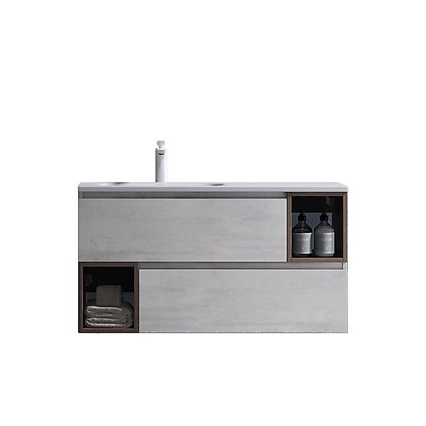doporro Badmöbel-Set Design Waschplatz Gemini Badmöbel-Set günstig online kaufen