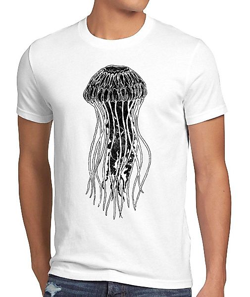 style3 T-Shirt Leonard Jellyfish Qualle big günstig online kaufen
