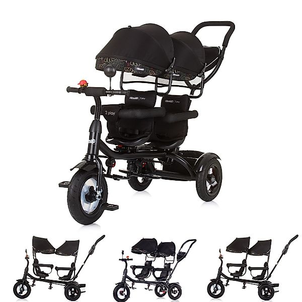 Chipolino Dreirad Geschwisterdreirad Tricycle 2Play, zwei günstig online kaufen
