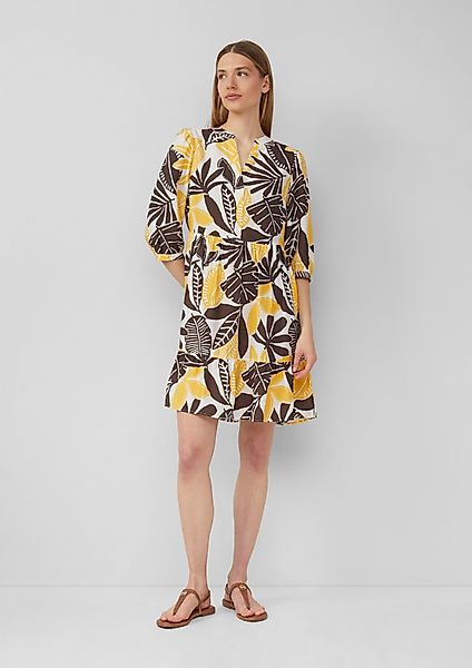 s.Oliver Minikleid Strukturiertes Kleid aus Viskosemix günstig online kaufen