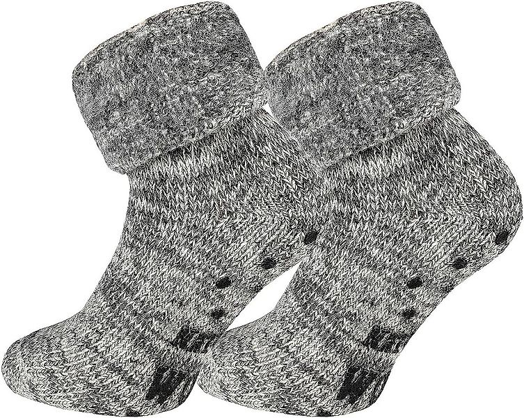 TippTexx 24 ABS-Socken 2 Paar ABS Stoppersocken Wollsocken Thermosocken mit günstig online kaufen