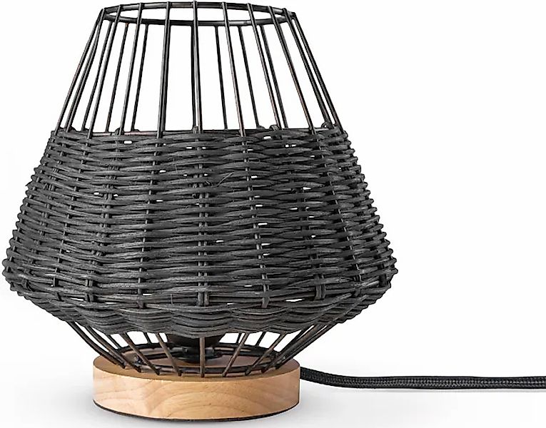 Paco Home Tischleuchte »PUNTO«, Leuchtmittel E27   ohne Leuchtmittel, Ratta günstig online kaufen