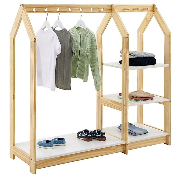 IDIMEX Kinderkleiderschrank SALLY Kindergarderobe im Haus günstig online kaufen