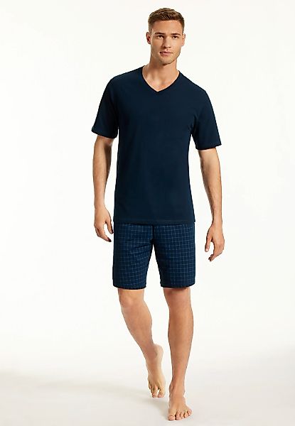 uncover by SCHIESSER Shorty "Uncover Nightwear" 2 Stk. tlg., V-Ausschnitt, günstig online kaufen
