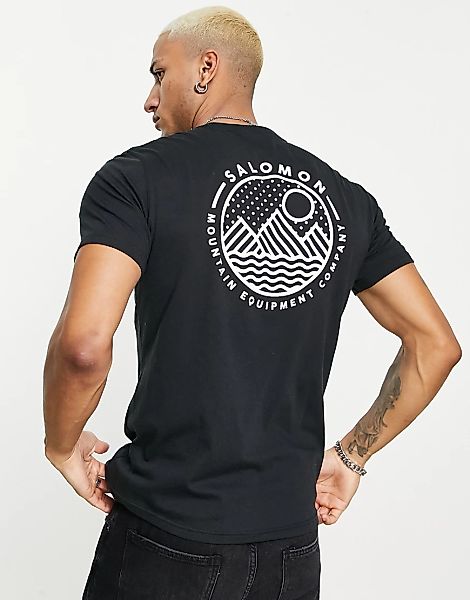 Salomon – Explore Blend – T-Shirt in Schwarz günstig online kaufen