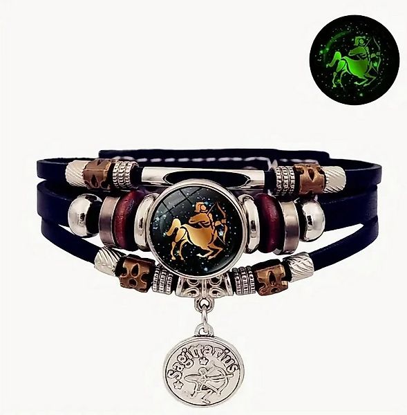 Stelby Armband mit Gravur Armband Sternzeichen Schütze mit 3D Gravur im Gla günstig online kaufen