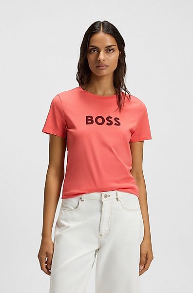BOSS ORANGE T-Shirt Elogo Premium Damenmode günstig online kaufen