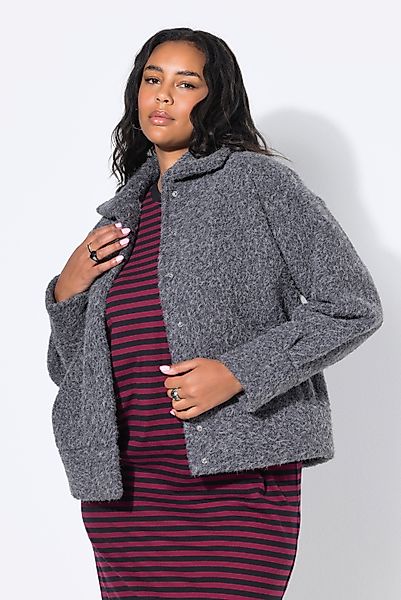 Studio Untold Kurzjacke Shaket oversized Wolloptik günstig online kaufen