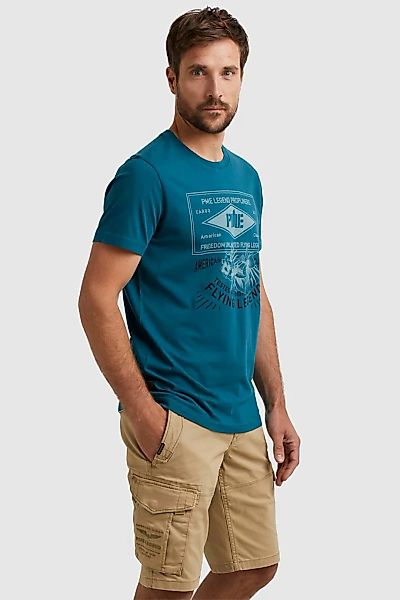 PME Legend Jersey T-Shirt Logo Blau - Größe L günstig online kaufen