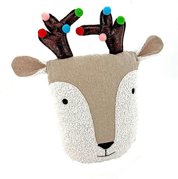 heimtexland Dekokissen Deko Kuschelkissen Weihnachten Weihnachtskissen, Ren günstig online kaufen