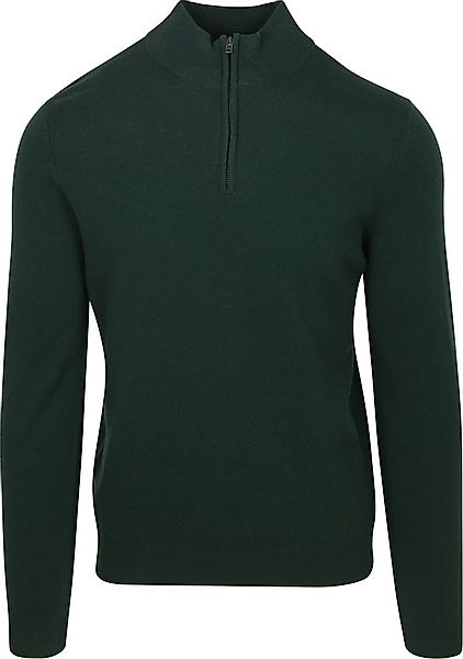 Steppin' Out Half Zip Pullover Merinowolle Caccia Grün - Größe S günstig online kaufen