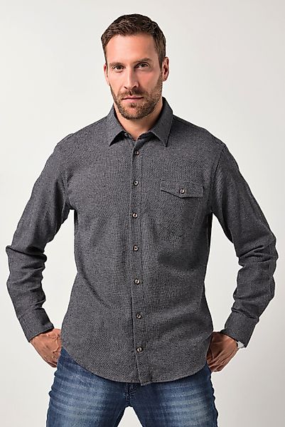 JP1880 Businesshemd JP1880 Flanellhemd Langarm Kentkragen günstig online kaufen