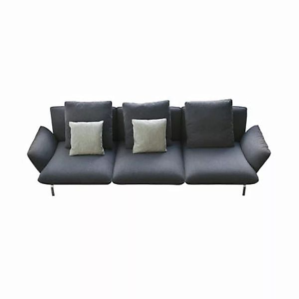 Sofa Dove textil blau / 3-Sitzer - L 292 cm / Stoff - Zanotta - Blau günstig online kaufen