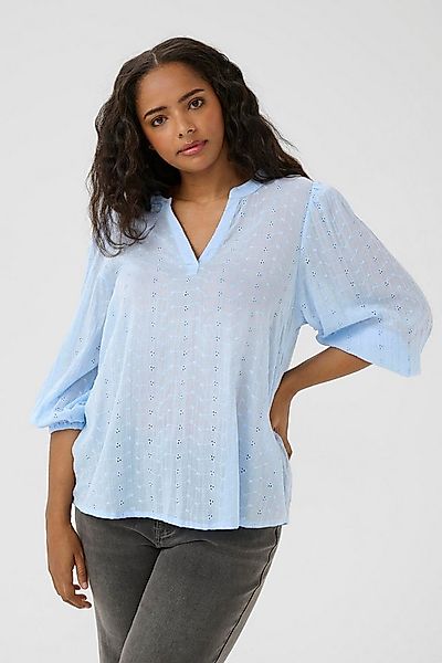 KAFFE Curve Langarmbluse Langarm-Bluse KCmaia Große Größen günstig online kaufen