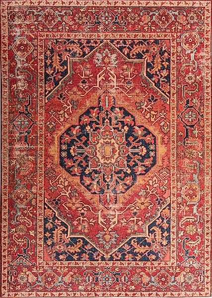 Gino Falcone Teppich "Cecilia 28623" rechteckig 3 mm Höhe Flachgewebe, bedr günstig online kaufen