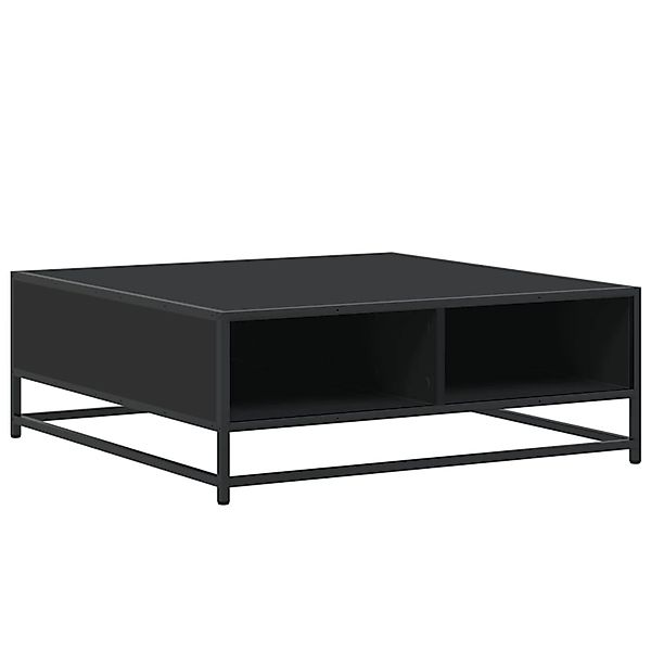 vidaXL Couchtisch Schwarz 80x80x30 cm Holzwerkstoff und Metall 848769 günstig online kaufen