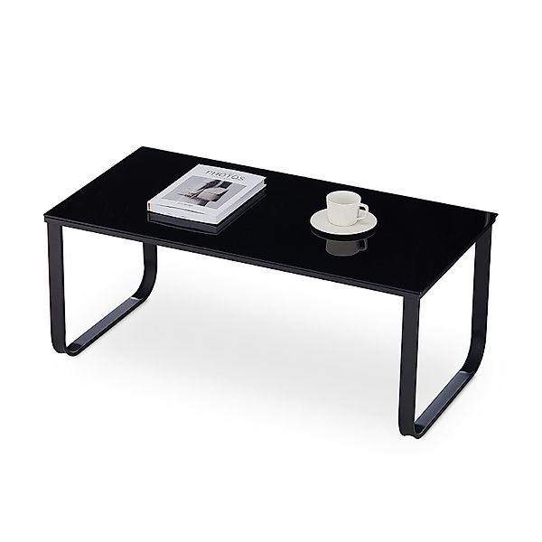 Ofcasa Couchtisch Kaffeetisch, 100x50x42cm Glastisch, Beistelltisch günstig online kaufen