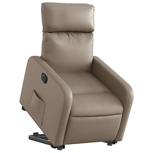 vidaXL Relaxsessel mit Aufstehhilfe Elektrisch Cappuccino Kunstleder 320676 günstig online kaufen