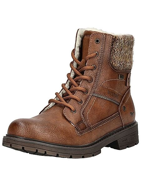 MUSTANG Stiefelette Lederimitat/Textil . Schnürstiefelette günstig online kaufen