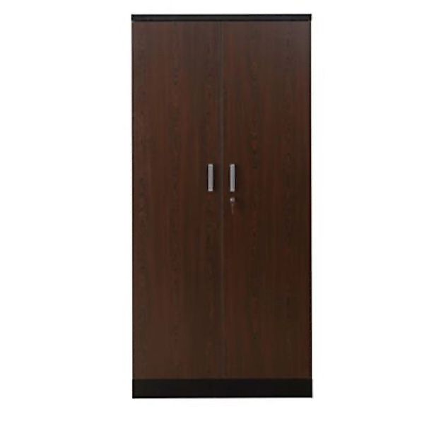 PROREGAL® Aktenschrank Aktenschrank Beetle, HxBxT 195x92x42cm, Schwarz-Weng günstig online kaufen
