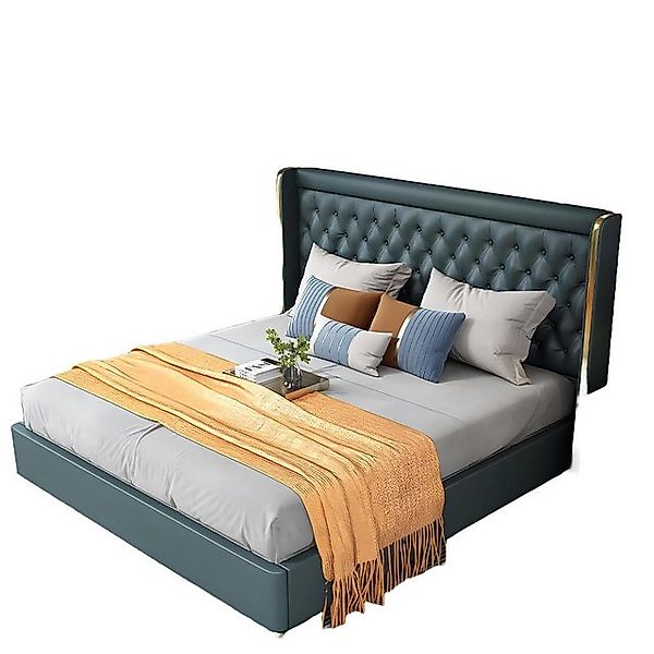 JVmoebel Bett Klassisches Doppelbett Betten Holz Landhaus Stil Echtes Holz, günstig online kaufen