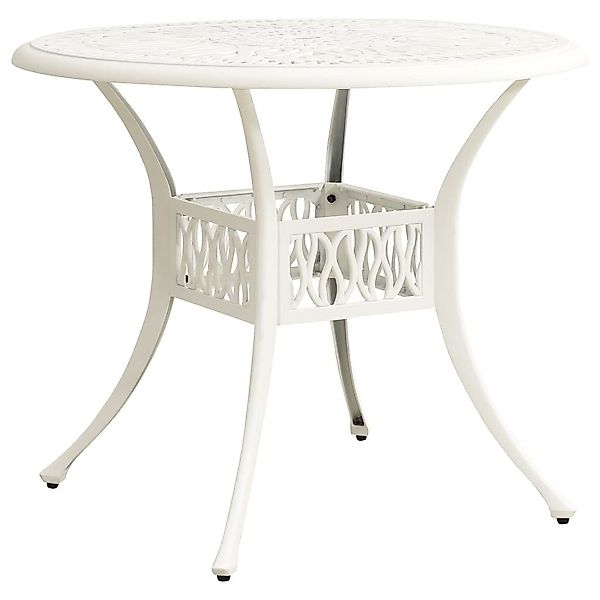 vidaXL Gartentisch Gartentisch Weiß 90x90x74 cm günstig online kaufen