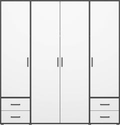 rauch Drehtürenschrank "Kleiderschrank Schrank Garderobe Wäscheschrank VOYA günstig online kaufen