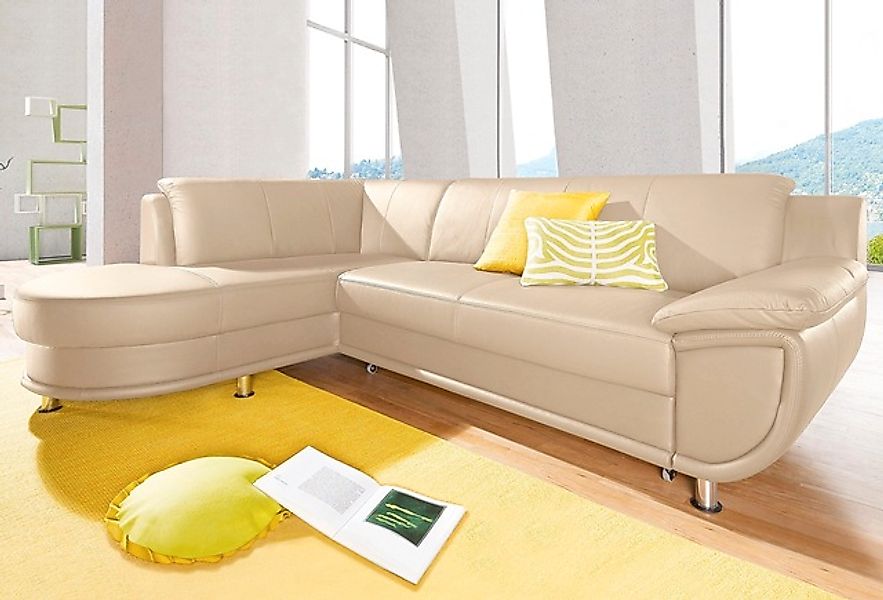 TRENDMANUFAKTUR Ecksofa "Rondo, zeitlos und elegant, bequem, L-Form" wahlwe günstig online kaufen